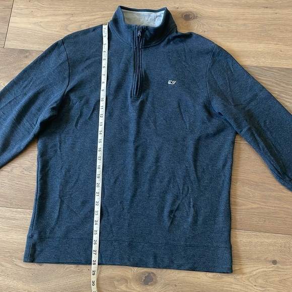 Vineyard Vines Quarter Zip Pullover 100% Pima Cotton Size Large - Picture 3 of 11